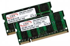 2GB + 4GB = 6GB KIT DDR2 RAM 667 Mhz PC2-5300 SO-DIMM