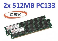 2x 512MB = 1GB KIT SDRAM 133MHz PC-133 DIMM