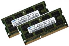 2x 2GB =4GB KIT DDR3 RAM 1333 Mhz PC3-10600 SO-DIMM