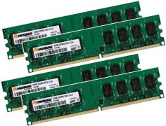4x 2GB = 8GB KIT DDR2 RAM 533MHz PC2-4200 DIMM