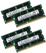 4x 8GB = 32GB KIT DDR3 RAM 1333 Mhz PC3-10600 SO-DIMM