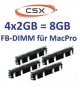 4x 2GB = 8GB KIT DDR2 667 Mhz PC2-5300 FB-DIMM