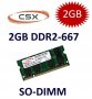 2GB Modul DDR2 RAM 667 Mhz PC2-5300 SO-DIMM